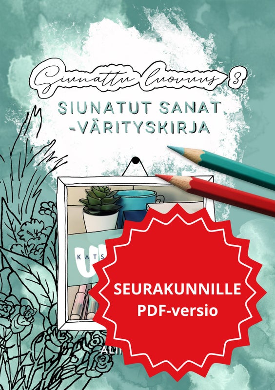 Siunatut sanat -v&auml;rityskirja PDF-versio SEURAKUNNILLE