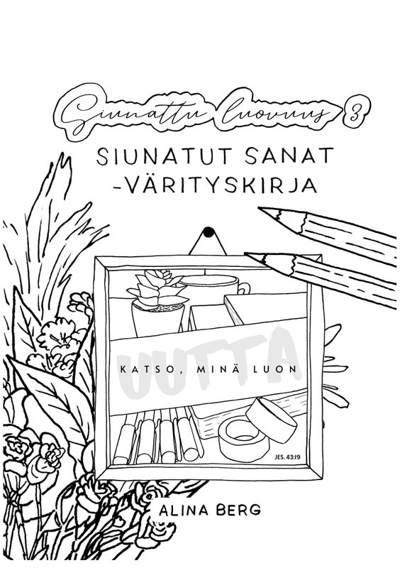 Siunatut sanat -v&auml;rityskirja PDF
