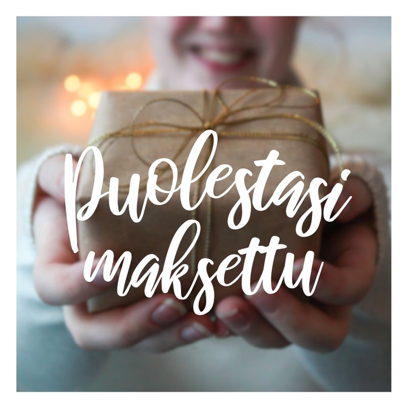 Puolestasi maksettu